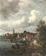 RUISDAEL, Jacob Isaackszon van View of Amsterdam  dh oil painting reproduction